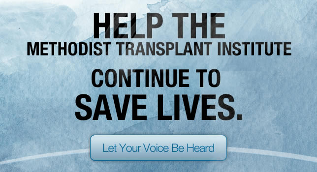 Support the Methodist Transplant Organ-Sharing Waiver Support the Methodist Transplant Organ-Sharing Waiver