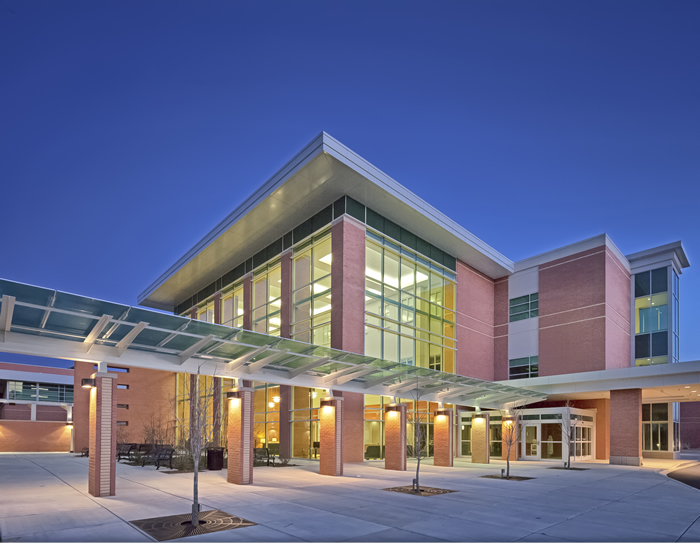 Exterior view of Women's & Children's Pavilion